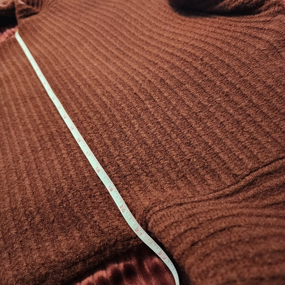 Madewell cowl neck pullover sweater Medium maroon burgundy color - Picture 8 of 9